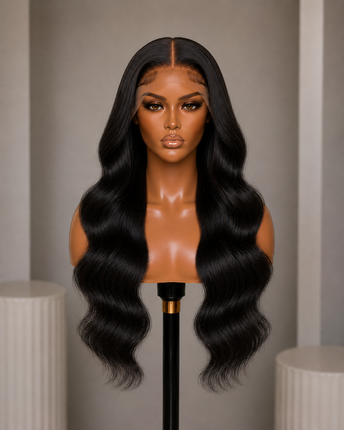 100% Remy Human Hair 13x4 Body Wave Lace Wig | 8"–28" | Off Black, Dark Brown, Honey Blonde & Platinum Blonde