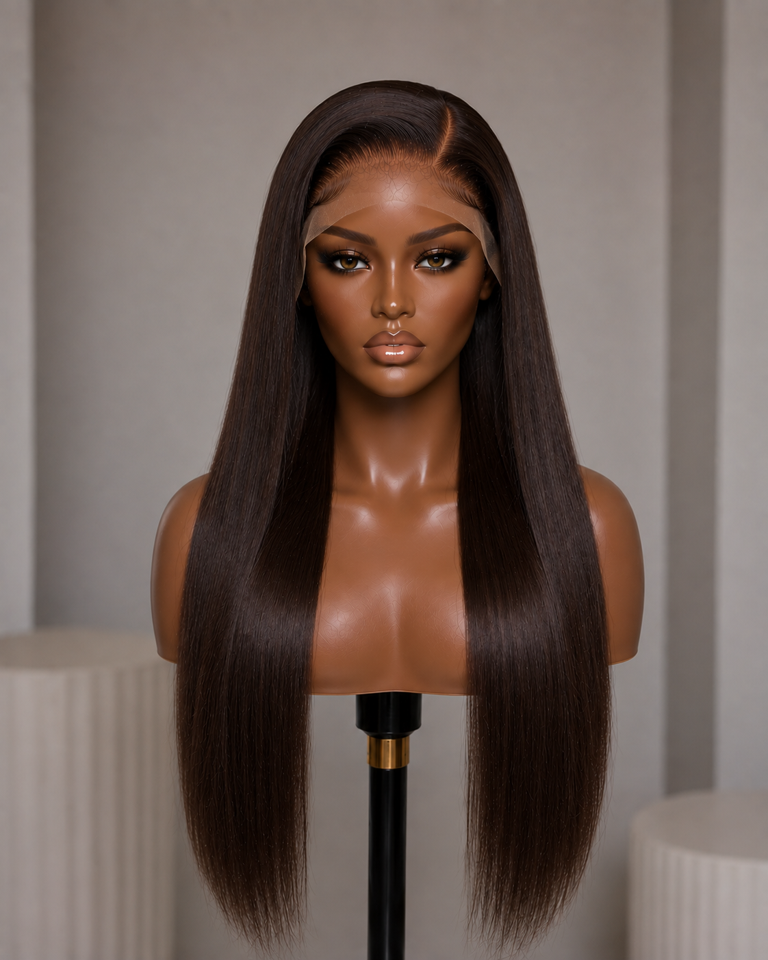 100% Remy Human Hair 13x4 Straight Lace Wig | 8"–28" | Off Black, Dark Brown, Honey Blonde & Platinum Blonde