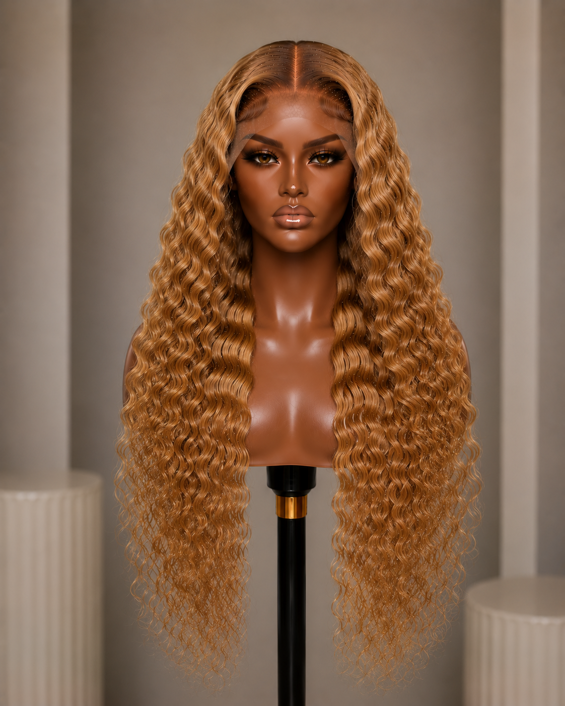 100% Remy Human Hair 13x4 Deep Wave Lace Wig | 8"–28" | Off Black, Dark Brown, Honey Blonde & Platinum Blonde
