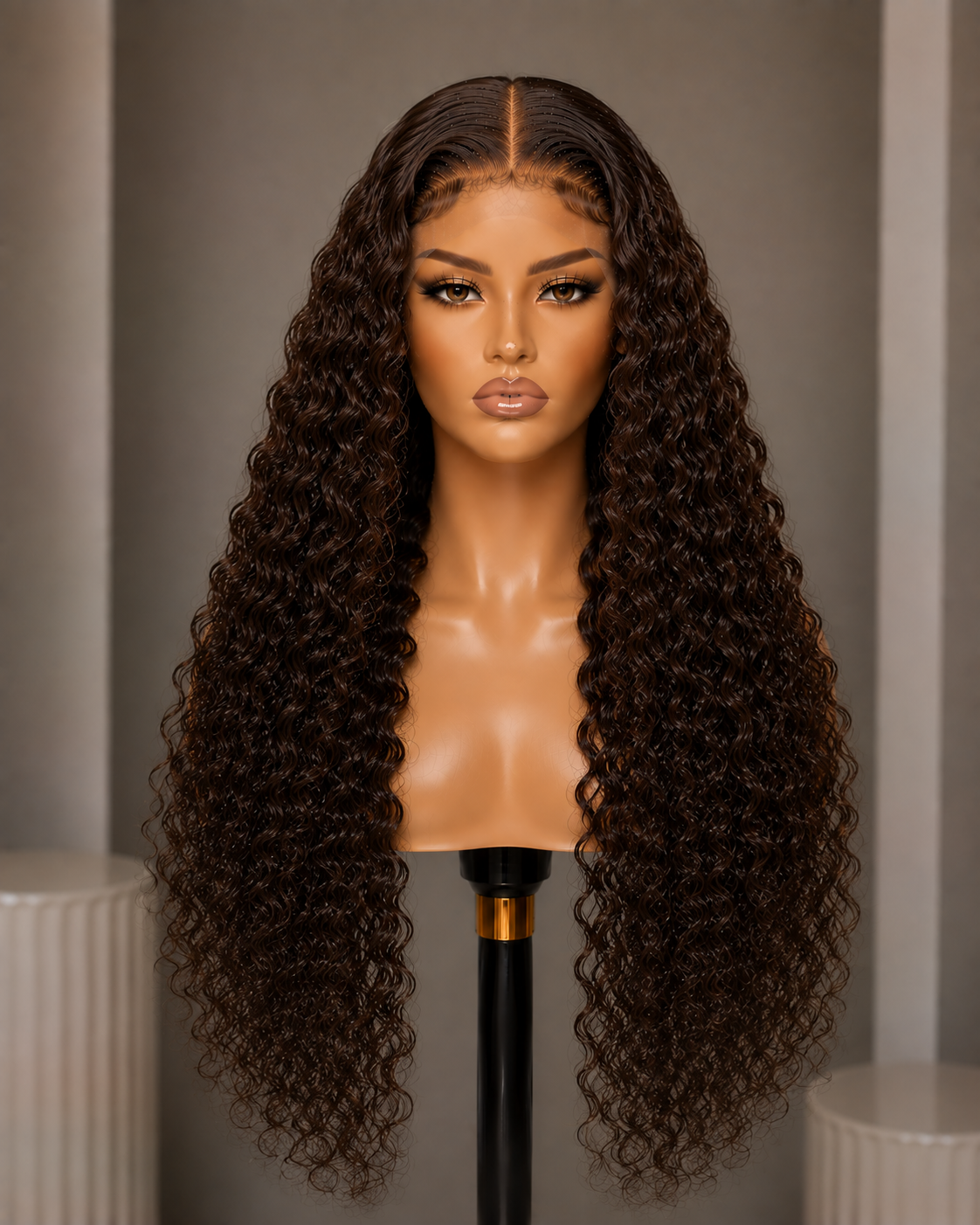 100% Remy Human Hair 13x6 Deep Wave Lace Wig | 8"–28" | Off Black, Dark Brown, Honey Blonde & Platinum Blonde