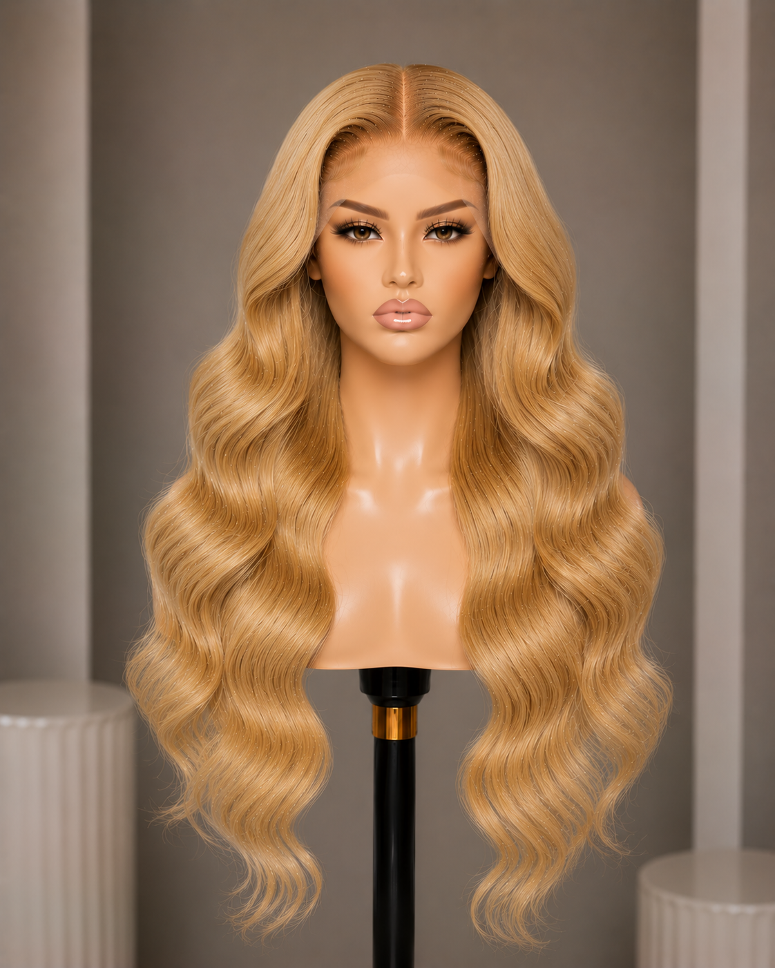 100% Remy Human Hair 13x6 Body Wave Lace Wig | 8"–28" | Off Black, Dark Brown, Honey Blonde & Platinum Blonde