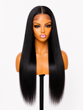 100% Remy Human Hair 4x4 Straight Lace Wig | 8"–28" | Off Black, Dark Brown, Honey Blonde & Platinum Blonde