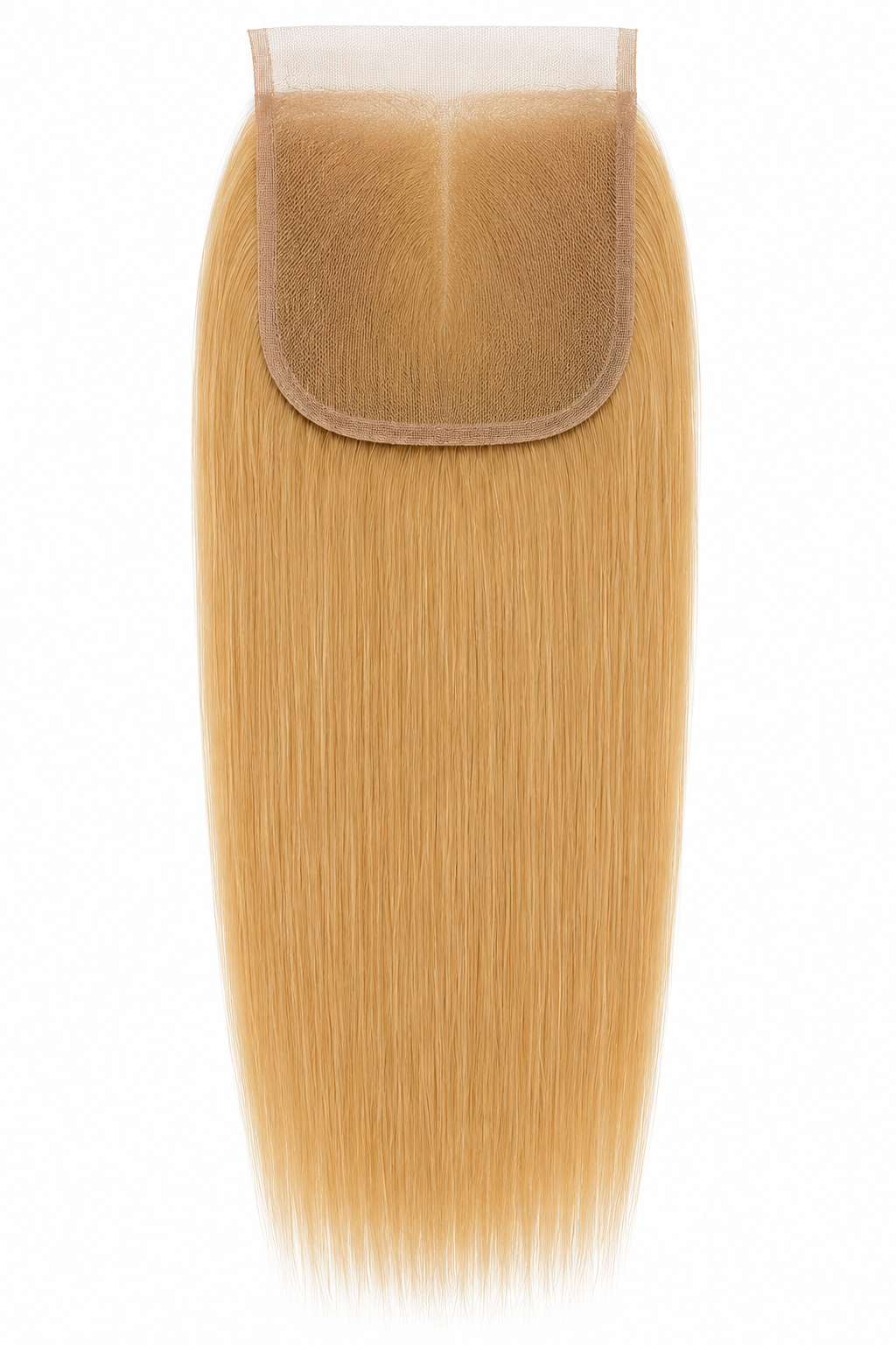 100% Remy Human Hair 4x4 Straight Closure | 10"–20" | Off Black, Dark Brown, Honey Blonde & Platinum Blonde