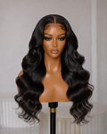 100% Remy Human Hair 5x5 Body Wave Lace Wig | 8"–28" | Off Black, Dark Brown, Honey Blonde & Platinum Blonde