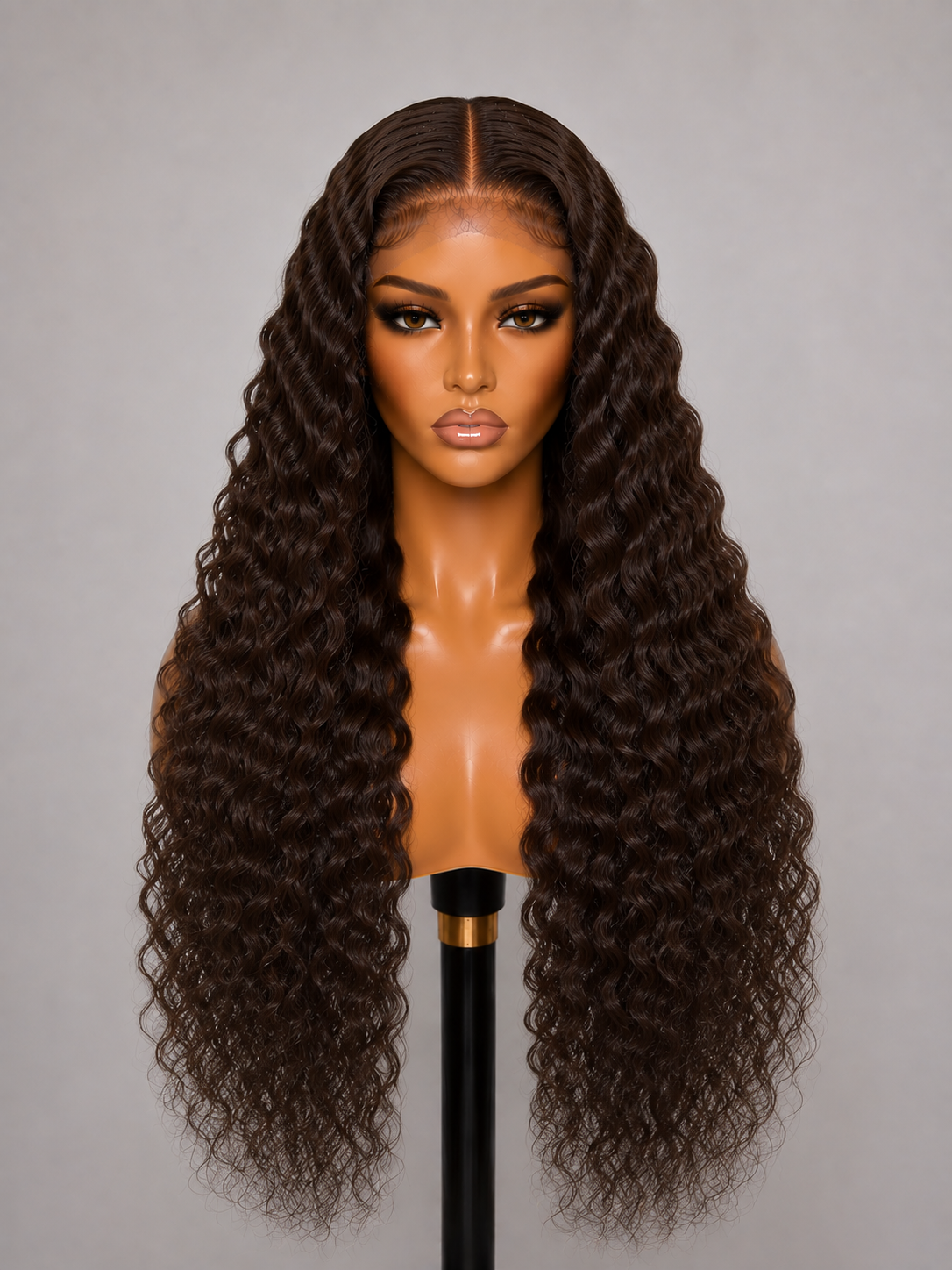 100% Remy Human Hair 5x5 Deep Wave Lace Wig | 8"–28" | Off Black, Dark Brown, Honey Blonde & Platinum Blonde