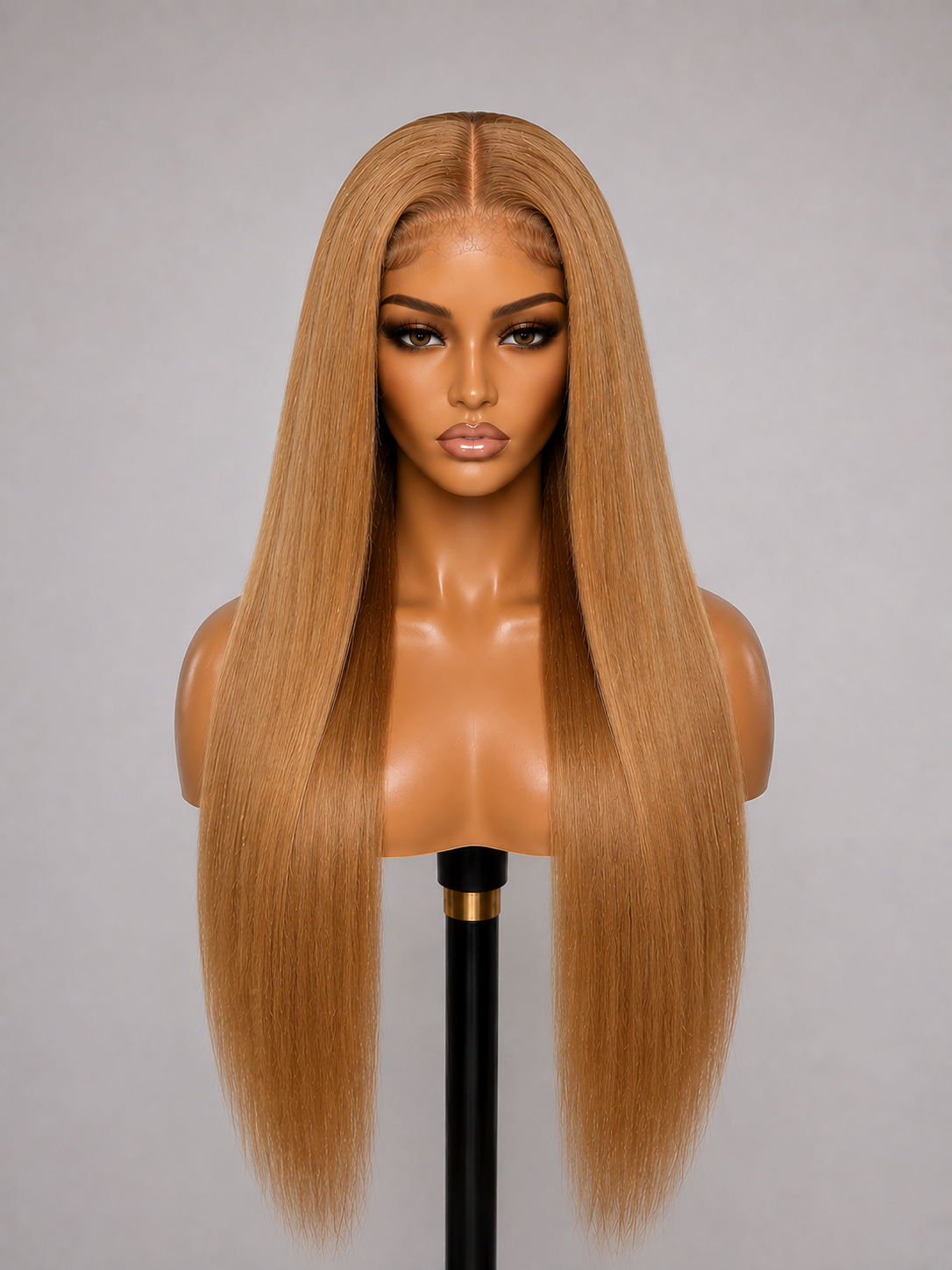100% Remy Human Hair 5x5 Straight Lace Wig | 8"–28" | Off Black, Dark Brown, Honey Blonde & Platinum Blonde