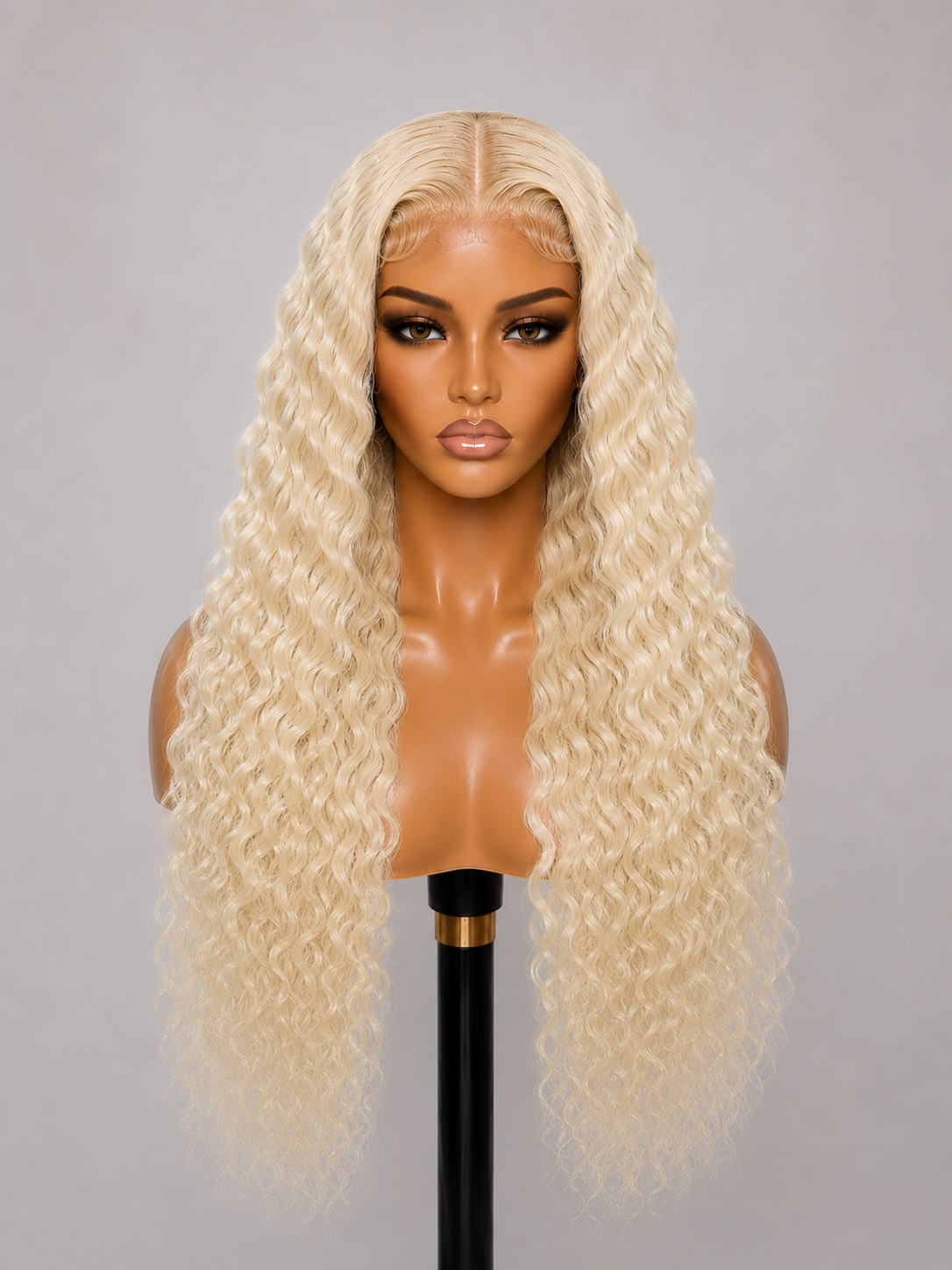 100% Remy Human Hair 5x5 Deep Wave Lace Wig | 8"–28" | Off Black, Dark Brown, Honey Blonde & Platinum Blonde