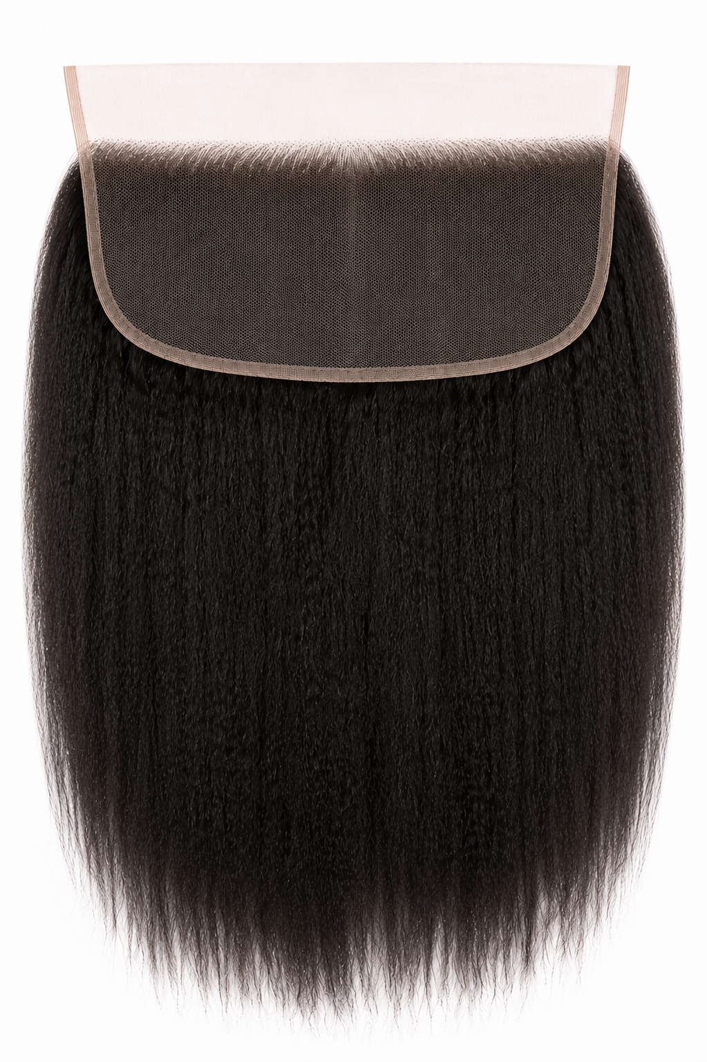 100% Remy Human Hair 13x4 Kinky Straight Frontal | Natural 4A-4C Blend | 10"–20" | Off Black, Dark Brown, Honey Blonde & Platinum Blonde