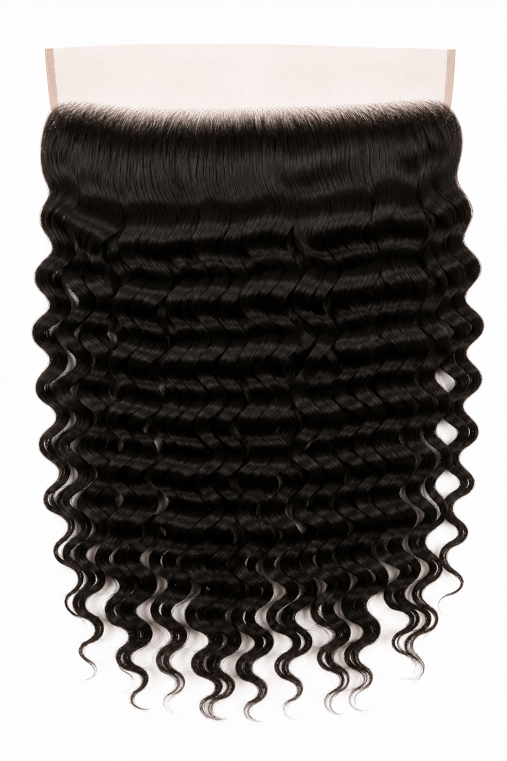 100% Remy Human Hair 13x4 Deep Wave Frontal | 10"–20" | Off Black, Dark Brown, Honey Blonde & Platinum Blonde