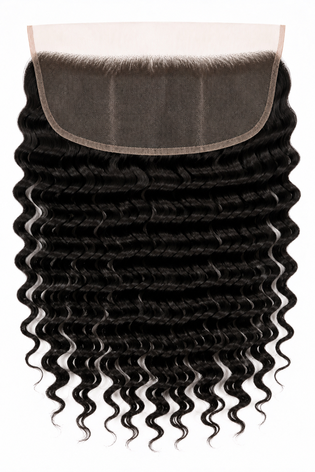 100% Remy Human Hair 13x4 Deep Wave Frontal | 10"–20" | Off Black, Dark Brown, Honey Blonde & Platinum Blonde