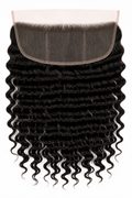 100% Remy Human Hair 13x4 Deep Wave Frontal | 10"–20" | Off Black, Dark Brown, Honey Blonde & Platinum Blonde