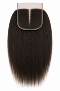 100% Remy Human Hair 5x5 Kinky Straight Closure | Natural 4A-4C Blend | 10"–20" | Off Black, Dark Brown, Honey Blonde & Platinum Blonde