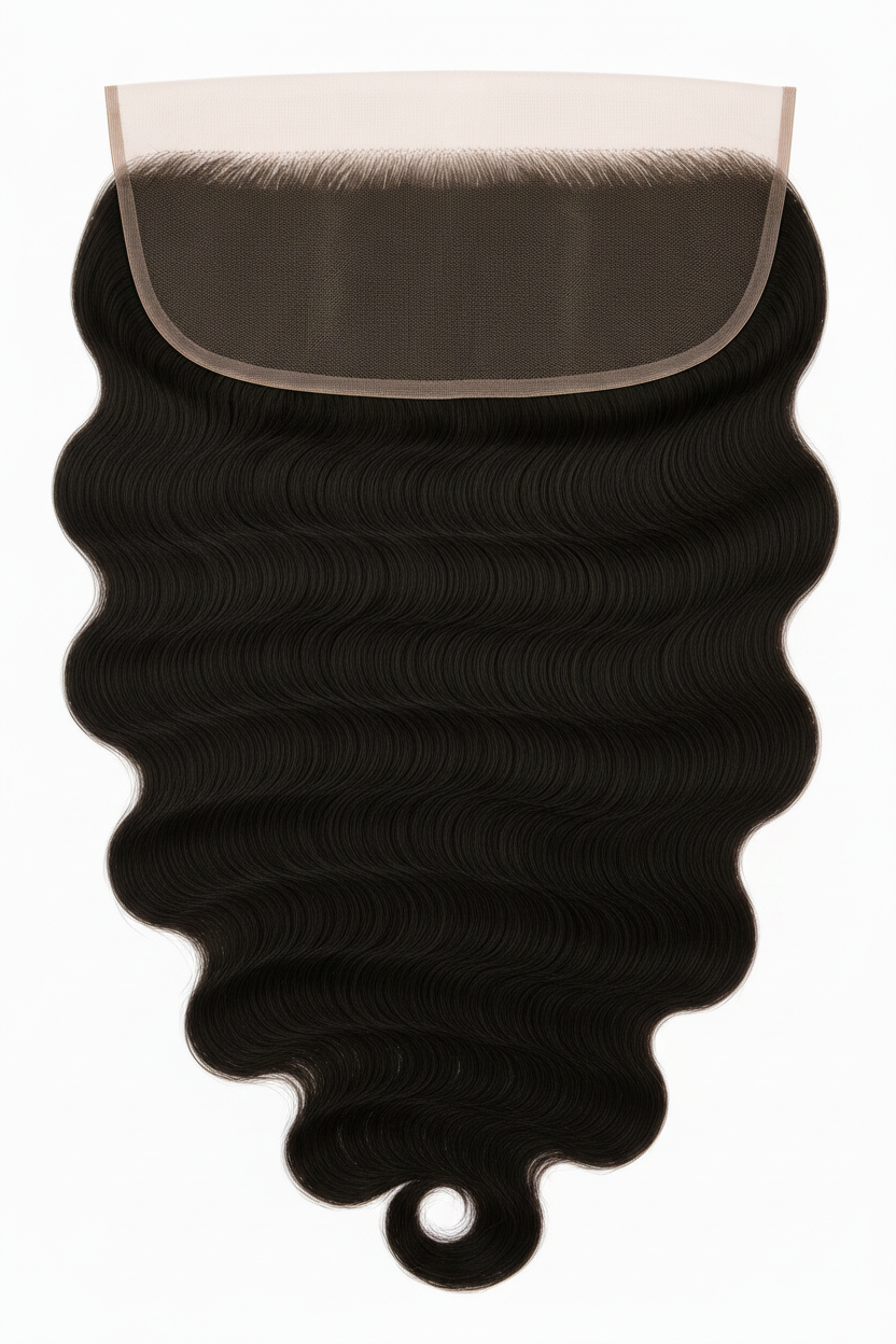 Dark Brown 13x4 Body Wave Frontal - Front